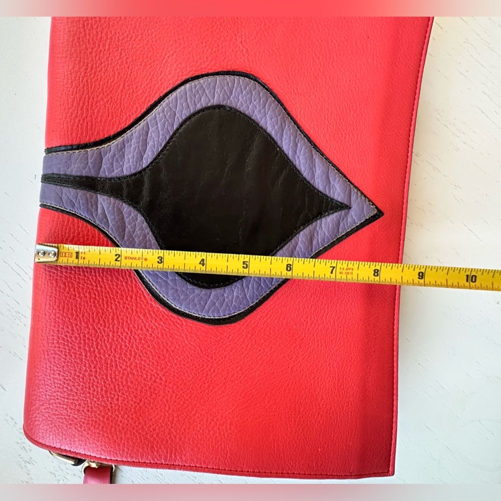 Vintage 1970s-1980’s Leather Crossbody/Shoulder Bag - Picture 10 of 14